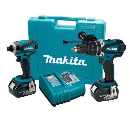 Makita LXT218 18-Volt LXT Lithium-Ion Cordless 2-Piece Combo Kit